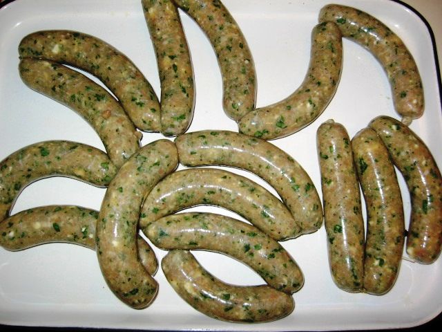 FETA SPINACH SAUSAGES (1LB)