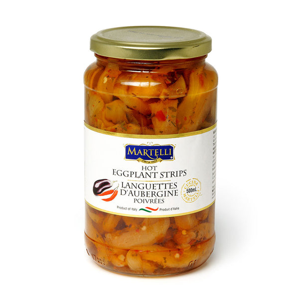 MARTELLI HOT EGGPLANT STRIPS