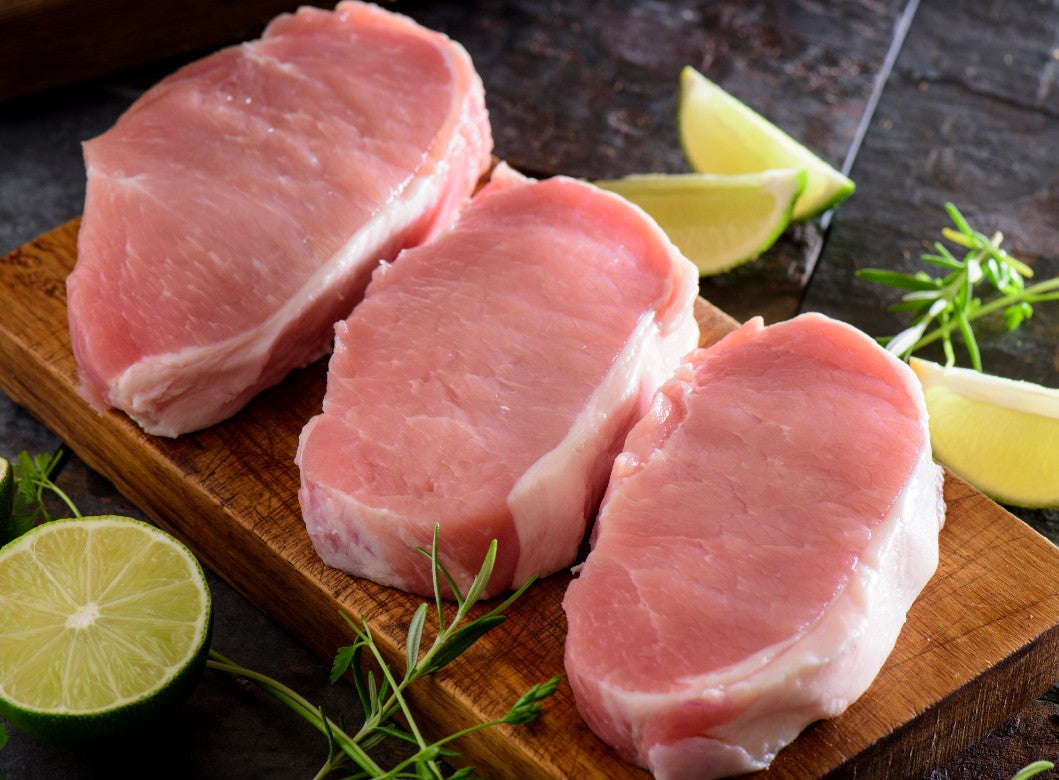 PORK CHOPS BONELESS (1LB)